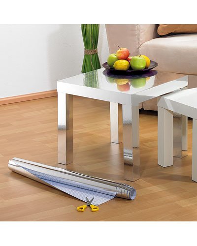 EFFEKT SPIEGELFOLIE*SPIEGEL FOLIE*KLEBEFOLIE*150 x 58 CM*INFACTORY*NEU/OV
